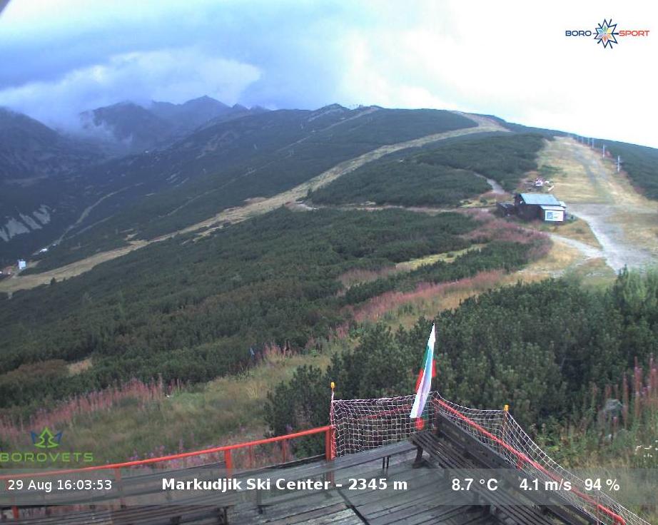 Markudjik ski runs & Musala peak webcam, Borovets