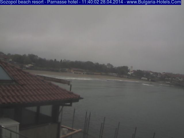 Sozopol webcam - the central beach